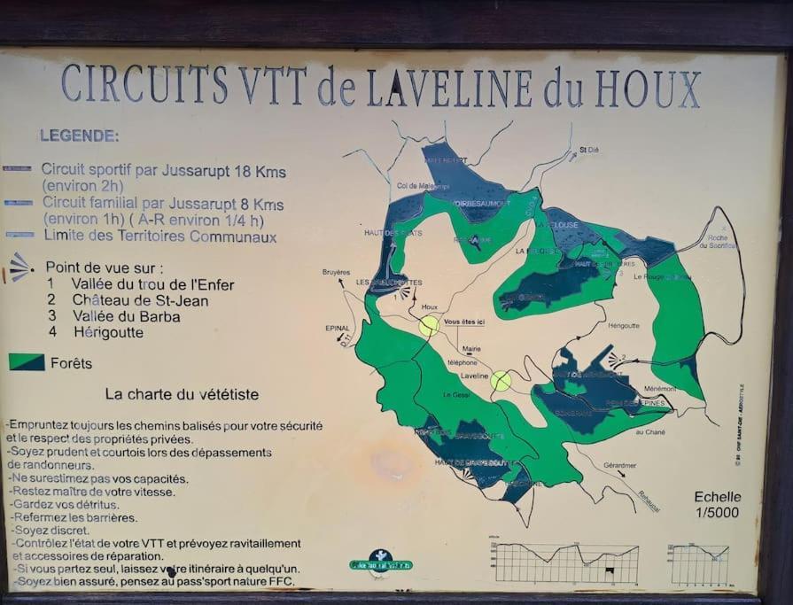 Gite Spa "La Foret Argentee" Proche Gerardmer Laveline-du-Houx Екстериор снимка